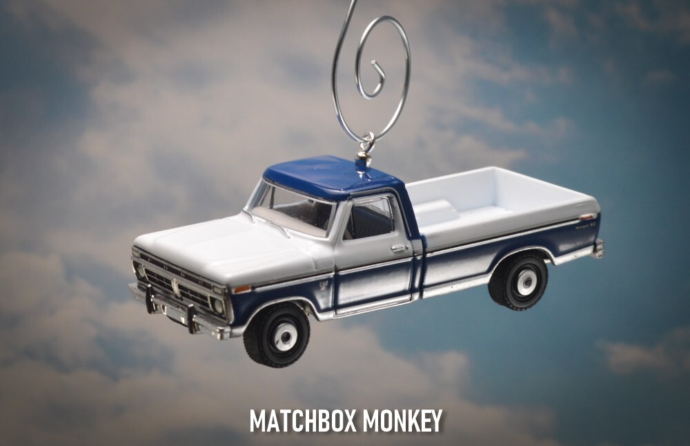 1976 Ford F-150 Ranger XLT Farm Truck Custom Christmas Ornament Long Box Adorno