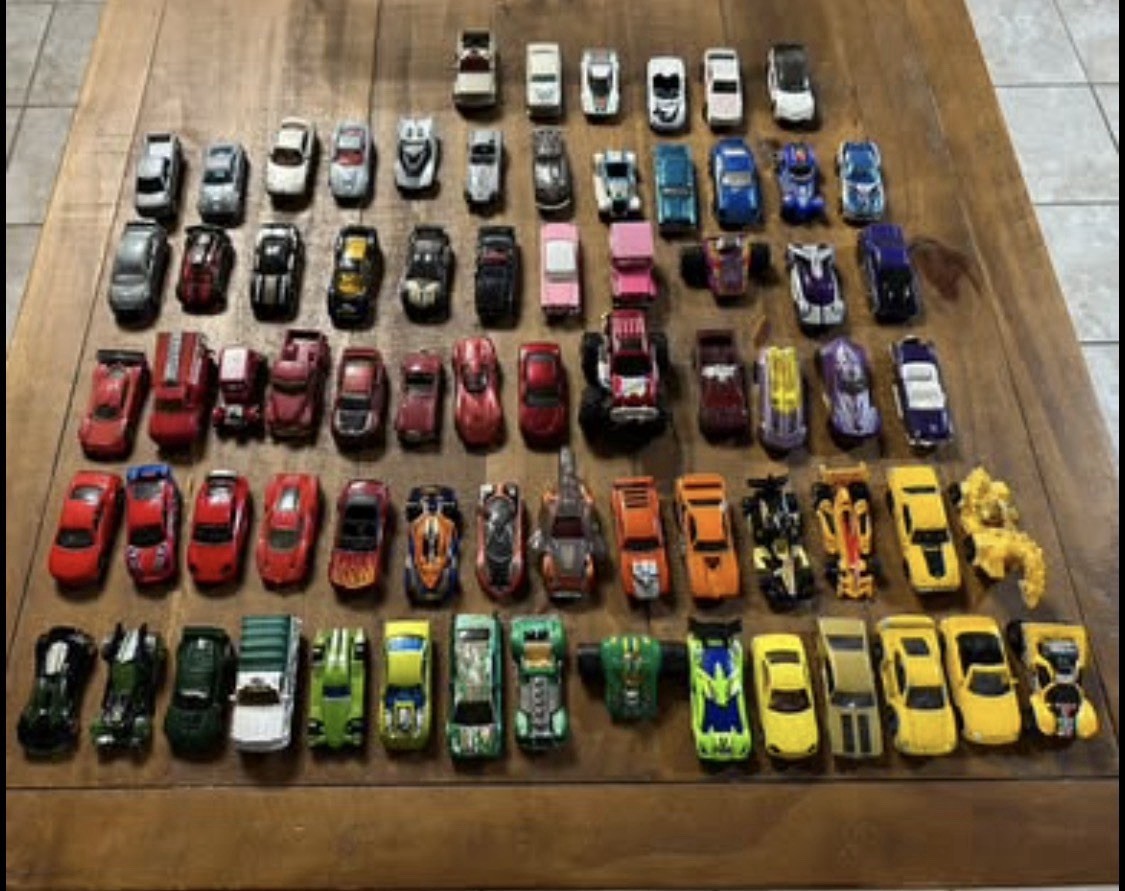 Hot Wheels and Other Branded Toy Cars- Used Good / Fair Condition Lot of 68plus