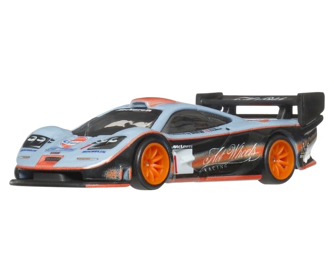 Hot Wheels Premium Collector Diorama Gulf Set McLAREN F1 Supervan Ford GT-40 NEW