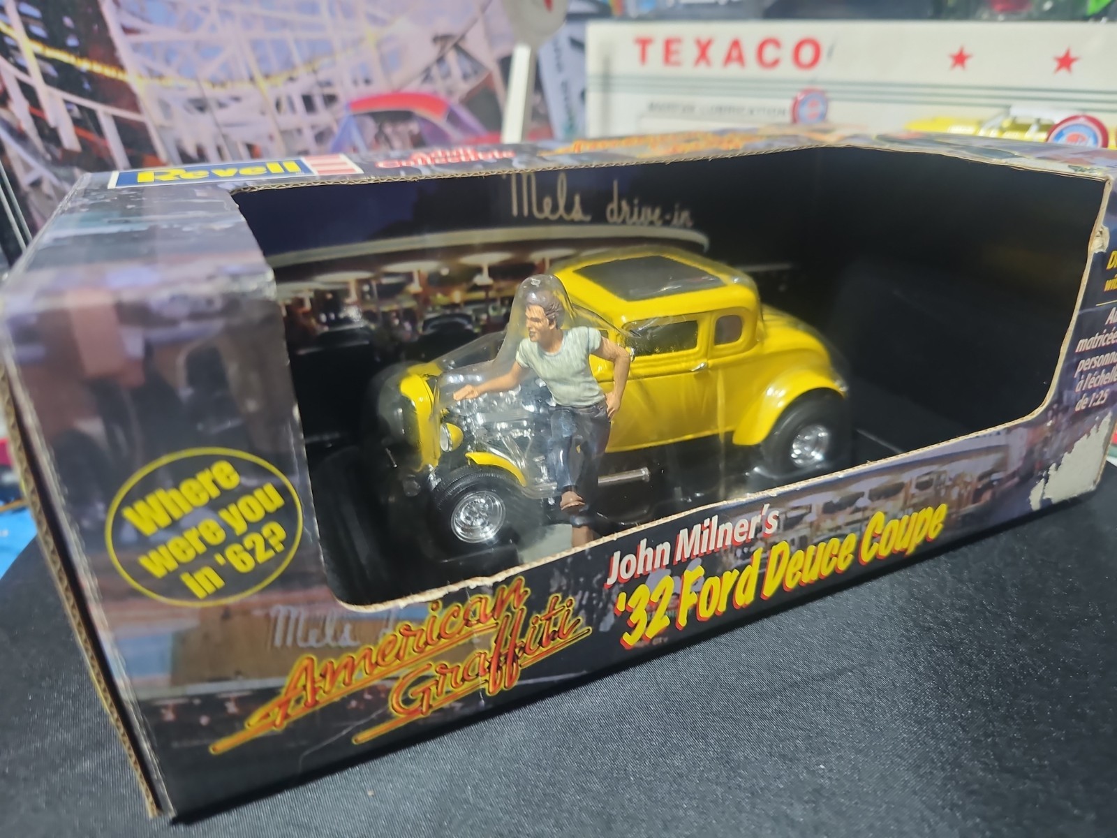VINTAGE RARE REVELL AMERICAN GRAFFITI 1:25 FORD 1932 DEUCE COUPE JOHN MILNERS