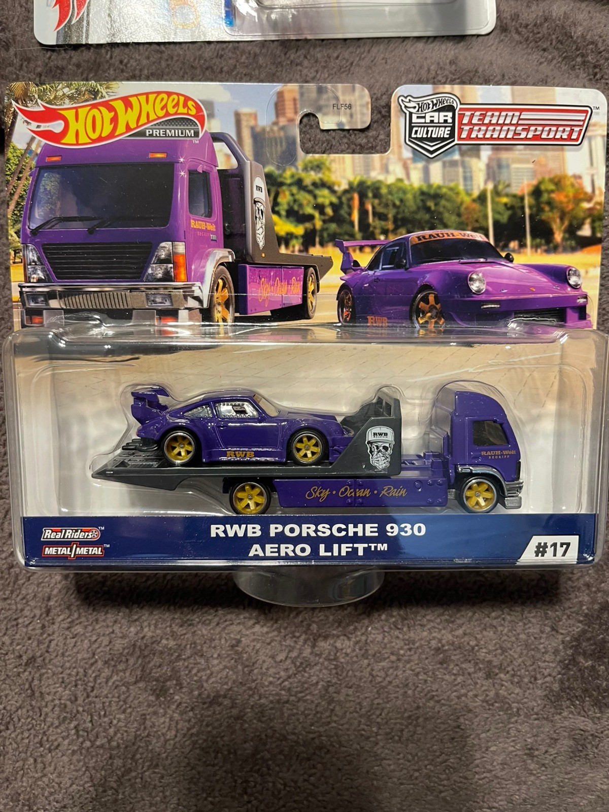 Hot Wheels Team Transport – RWB PORSCHE 930 AERO LIFT #17 1/64 2019 – PURPLE