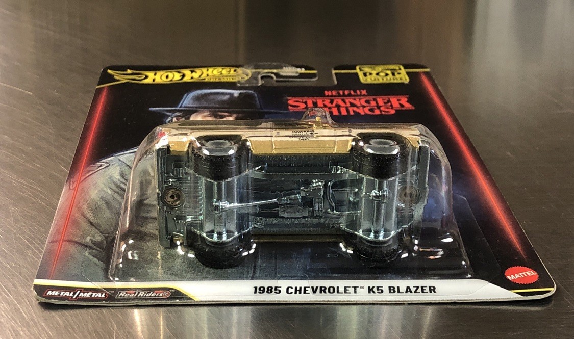 HOT WHEELS PREMIUM POP CULTURE NETFLIX STRANGER THINGS 1985 CHEVY K5 BLAZER