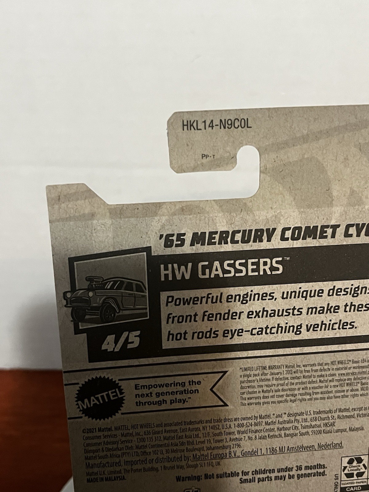 2023 Hot Wheels SUPER TREASURE HUNT ’65 MERCURY COMET CYCLONE w/protector