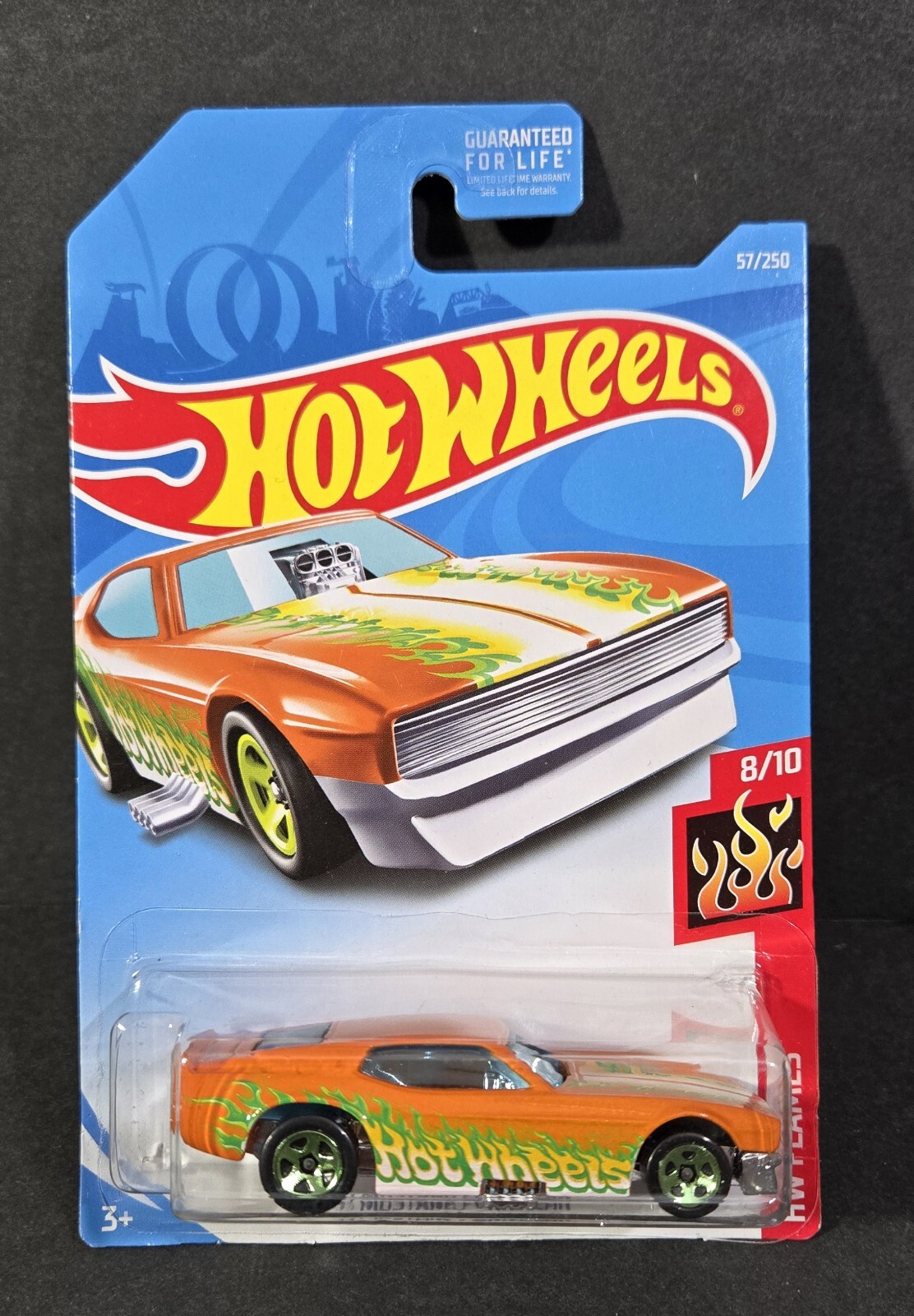 2019 HOT WHEELS FLAMES SERIES ’71 MUSTANG FUNNY CAR KMART COLOR EXCLUSIVE
