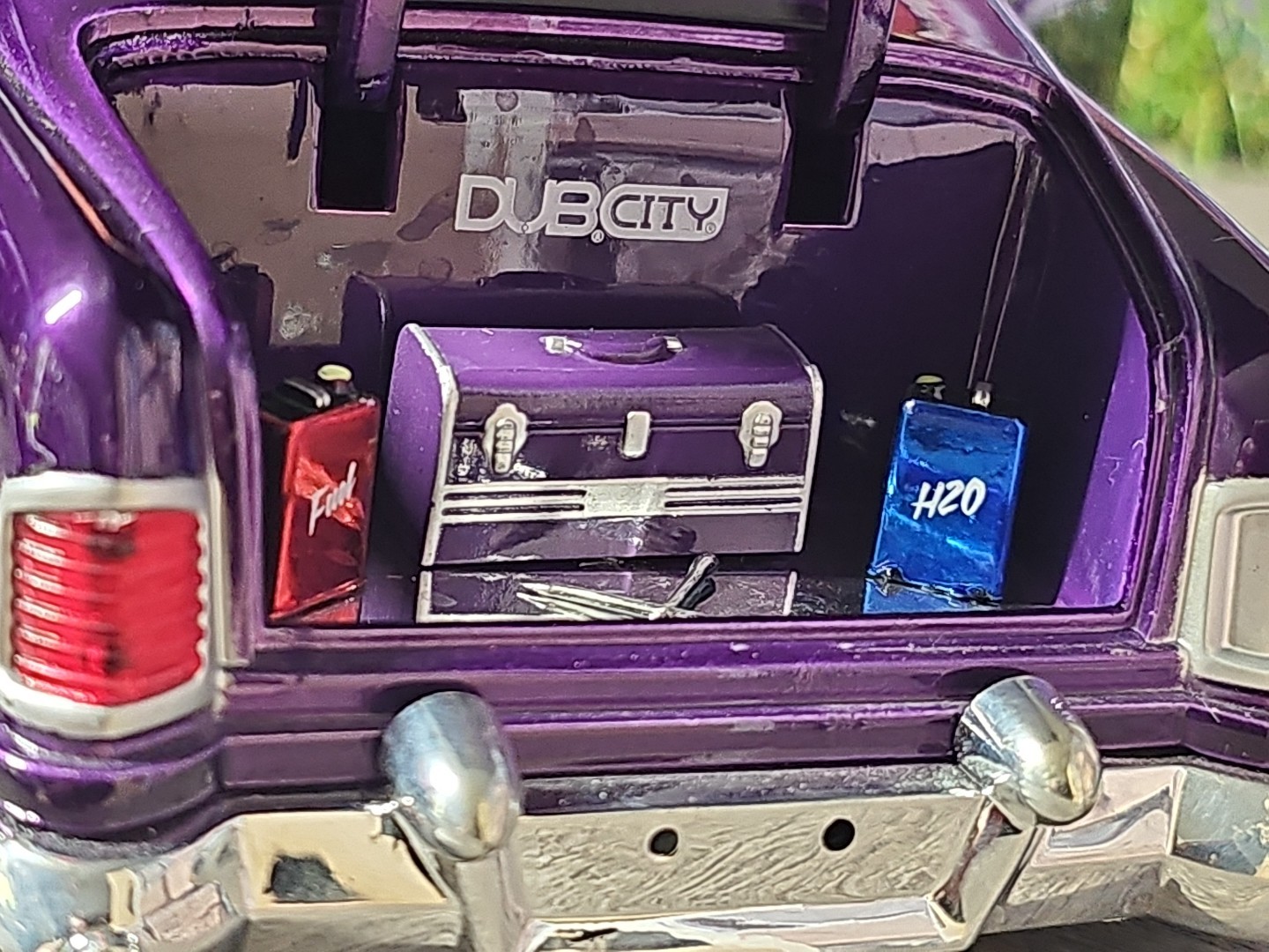HTF Vntg 2004 Jada DUB City Oldskool 1951 Mercury Coupe Purple 1:18 NO BOX