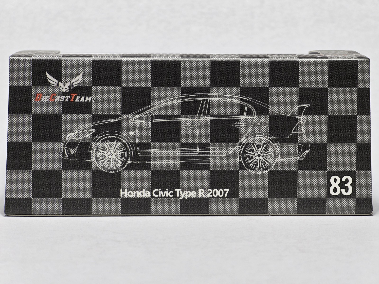 1:64 DCT Honda Civic Type R (FD2) Blue 2007 Sedan LL-021-83 Diecast Model Car