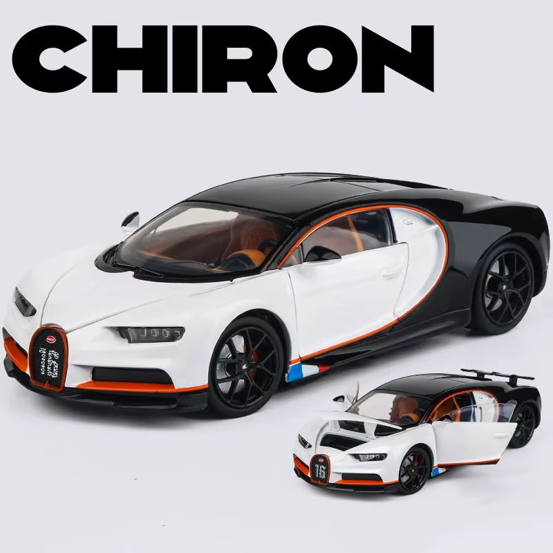 JKM 1:32 Bugatti Chiron Supercar Alloy Model Car Toy Diecasts Metal Casting Soun