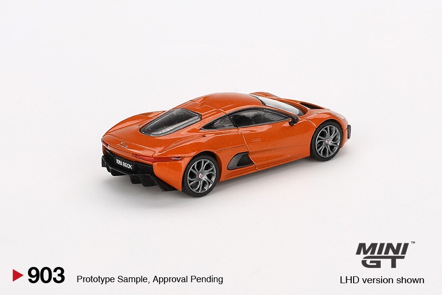 Mini GT 1:64 Jaguar C-X75 “Spectre” Orange #903-007C