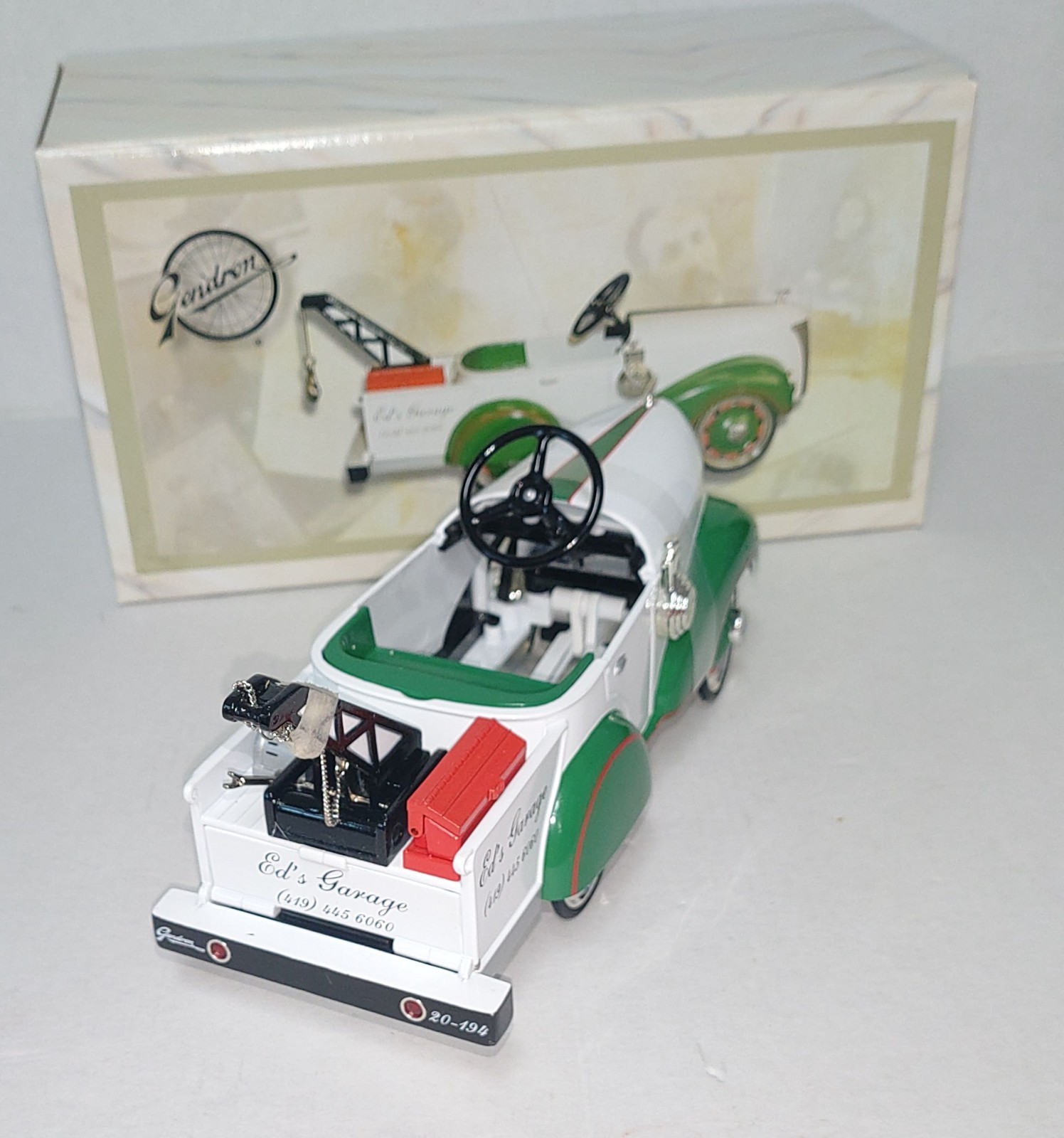 1940 Gendron Ed’s Garage Tow Truck Pedal Car 1:6 Scale Die Cast Replicas NIB
