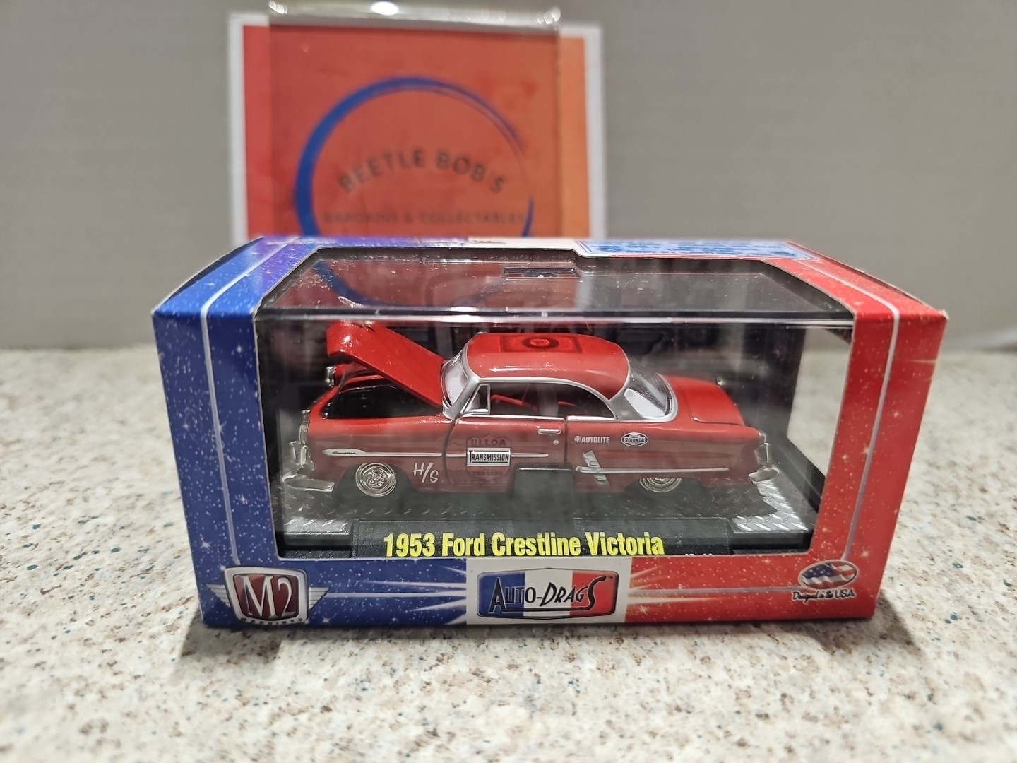 M2 Machines Auto-Drags 1953 Ford Crestline Victoria 1:64 Scale Diecast Car