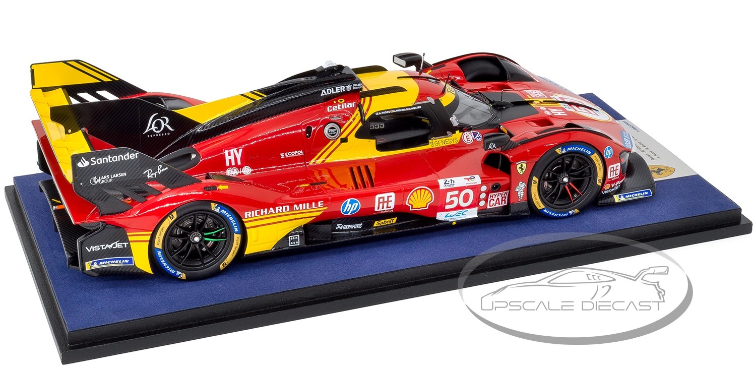 Looksmart 1/18 Ferrari 499P #50 Le Mans 24 hour 2024 Winner NEW LS18LM048