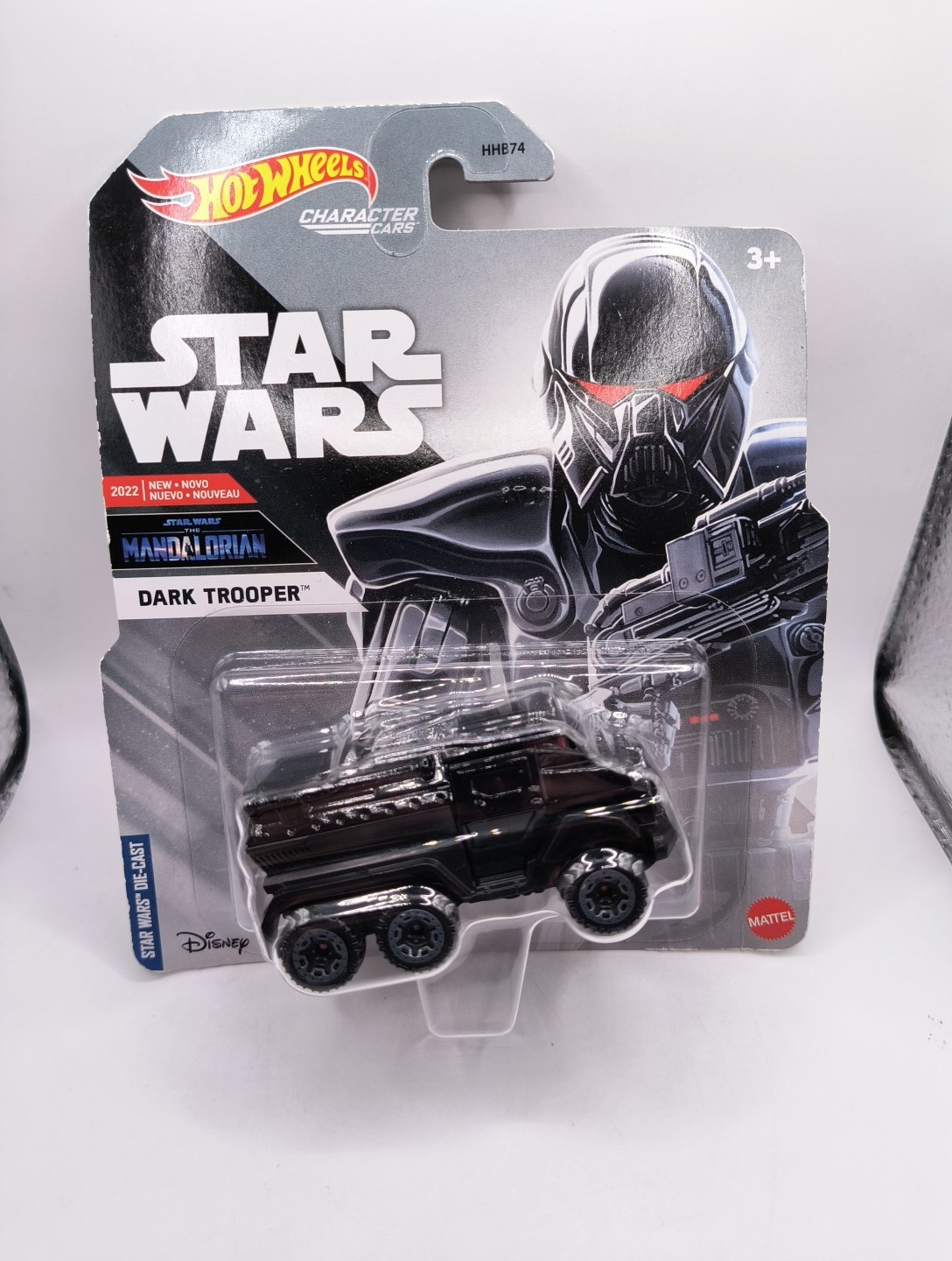 Star Wars Hot Wheels Dark Trooper Character Car Die-Cast Vehicle Brand New 2022