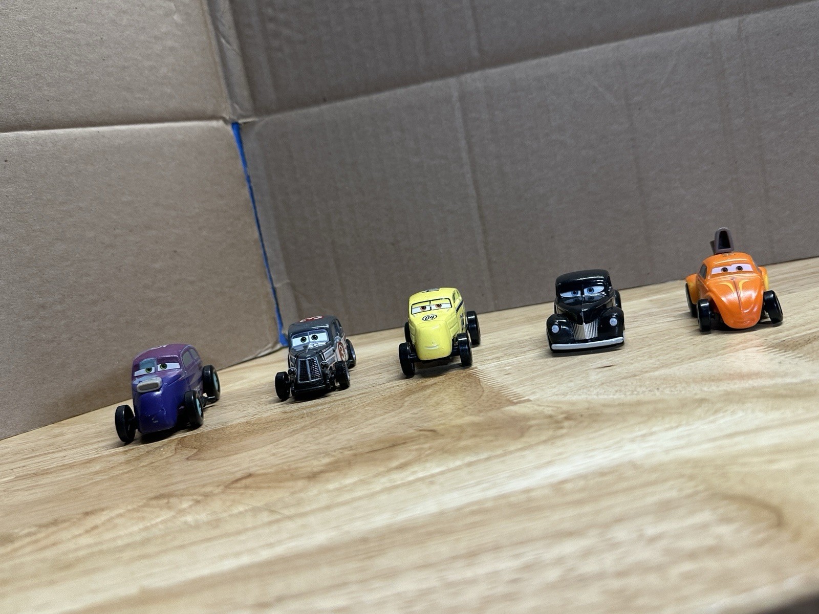 Disney Pixar Cars Diecast Lot of 5 Vintage Classic Racers 1:55 Mattel Authentic