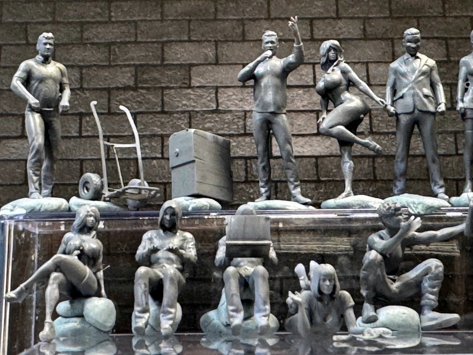 1:64 Figures – For Dioramas Miniature Figures 164 Fig Lot 376