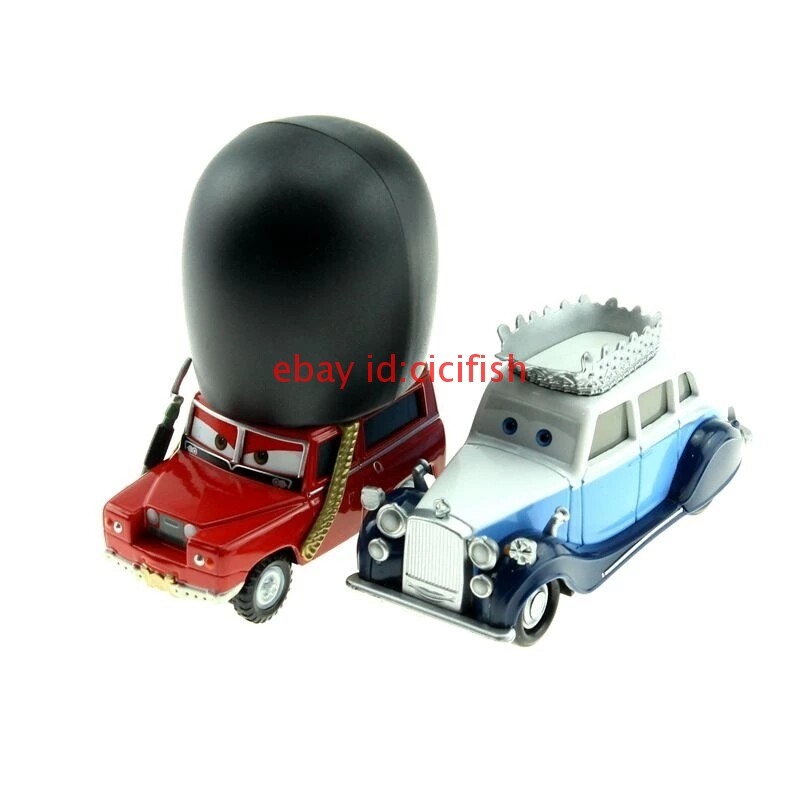 Disney Pixar Cars London Buckingham The Queen Diecast Kid Toy Mattel US New