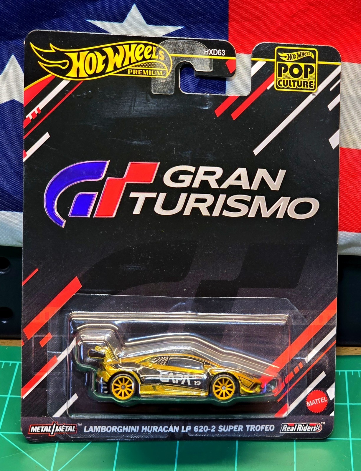 Hot Wheels Lamborghini Huracan LP620 Super Trofeo Gran Turismo HXD63-956L 1/64