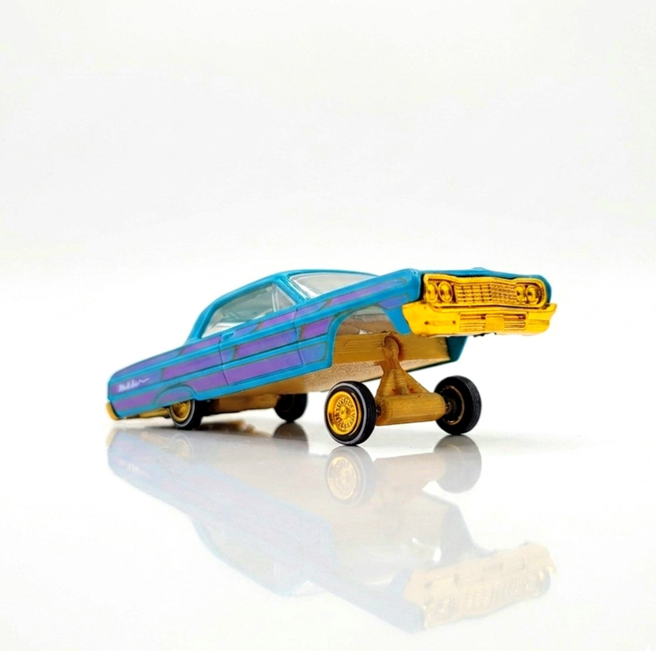 Lowrider Base for Hot Wheels ’64 Impala Custom 3D Printed Parts