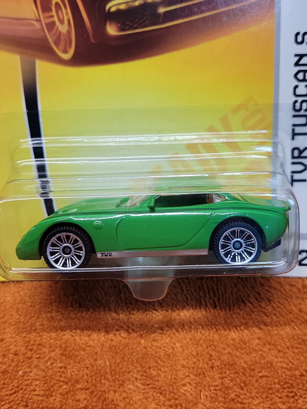 Year 2007 Matchbox Sports Cars 1:64 Die Cast Car #22 – Green Coupe TVR TUSCAN S