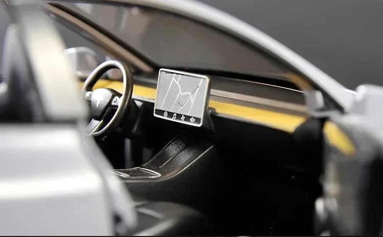1:24 Tesla Model 3 Model Y Alloy Car Model Diecast Metal Toy Vehicles Car Model