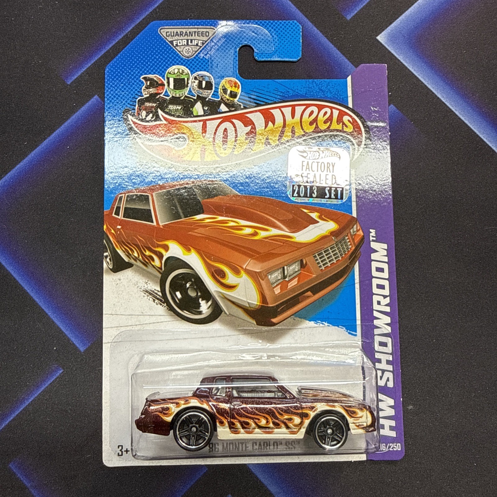 2013 Hot Wheels #216 HW Showroom-Heat Fleet ’86 MONTE CARLO SS🔥Factory Sealed