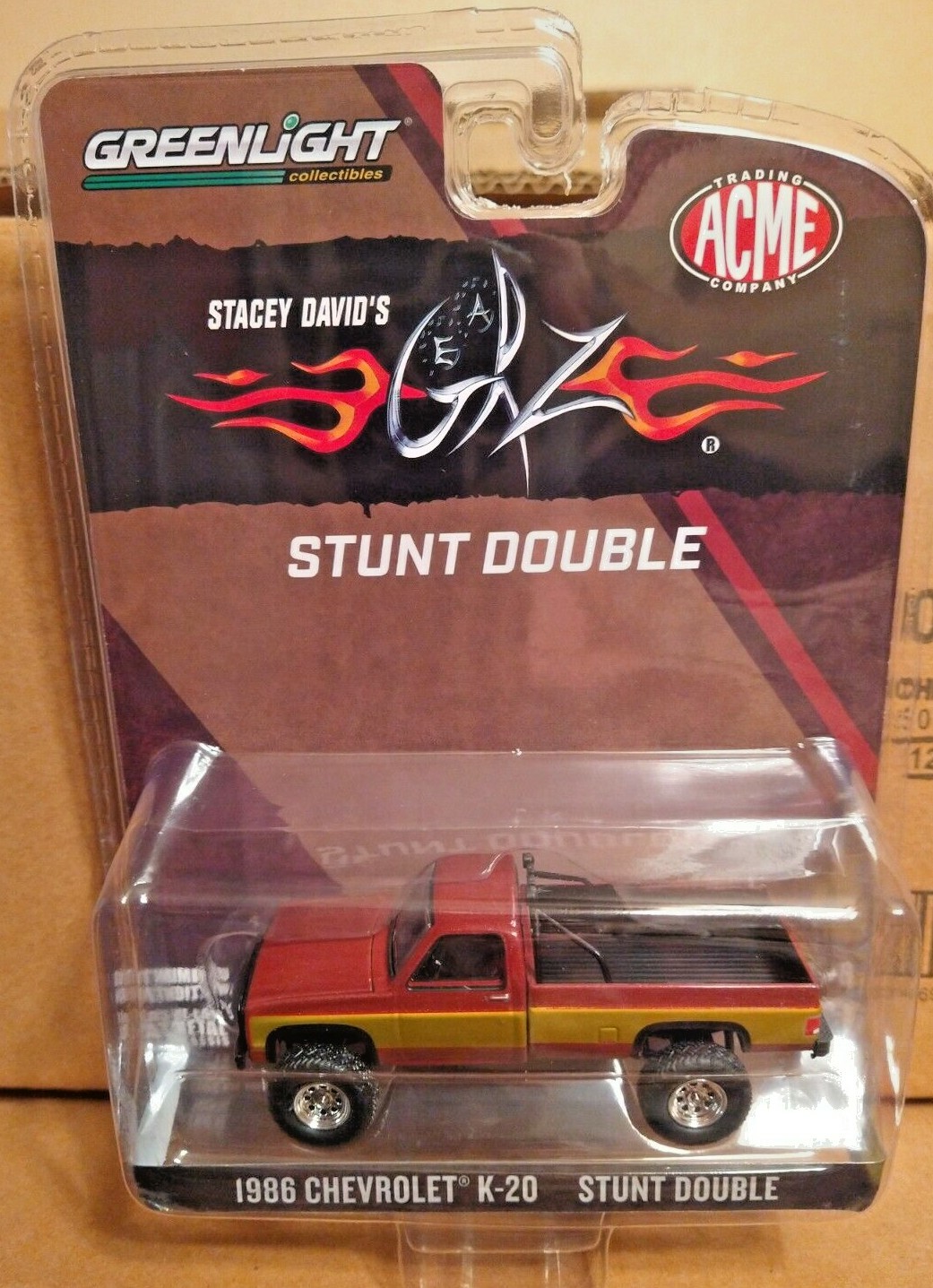 1986 SQUARE GMC K20 Stunt Double Stacey Fall Guy Tribute 1/64 51369 truck 4X4