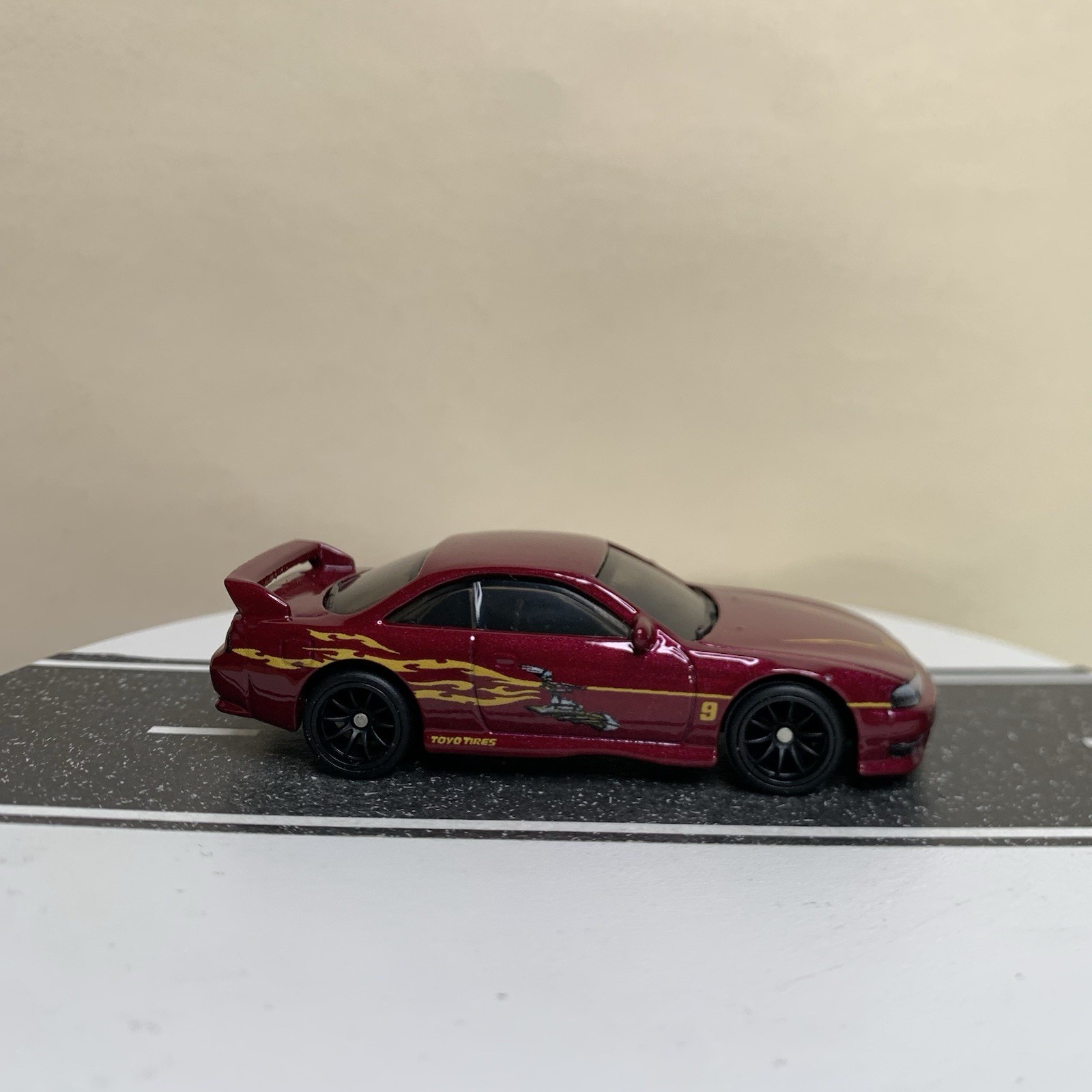 Hot Wheels Premium Fast & Furious Nissan 240SX Silvia S14 Dark Red w/RR 1:64 NM