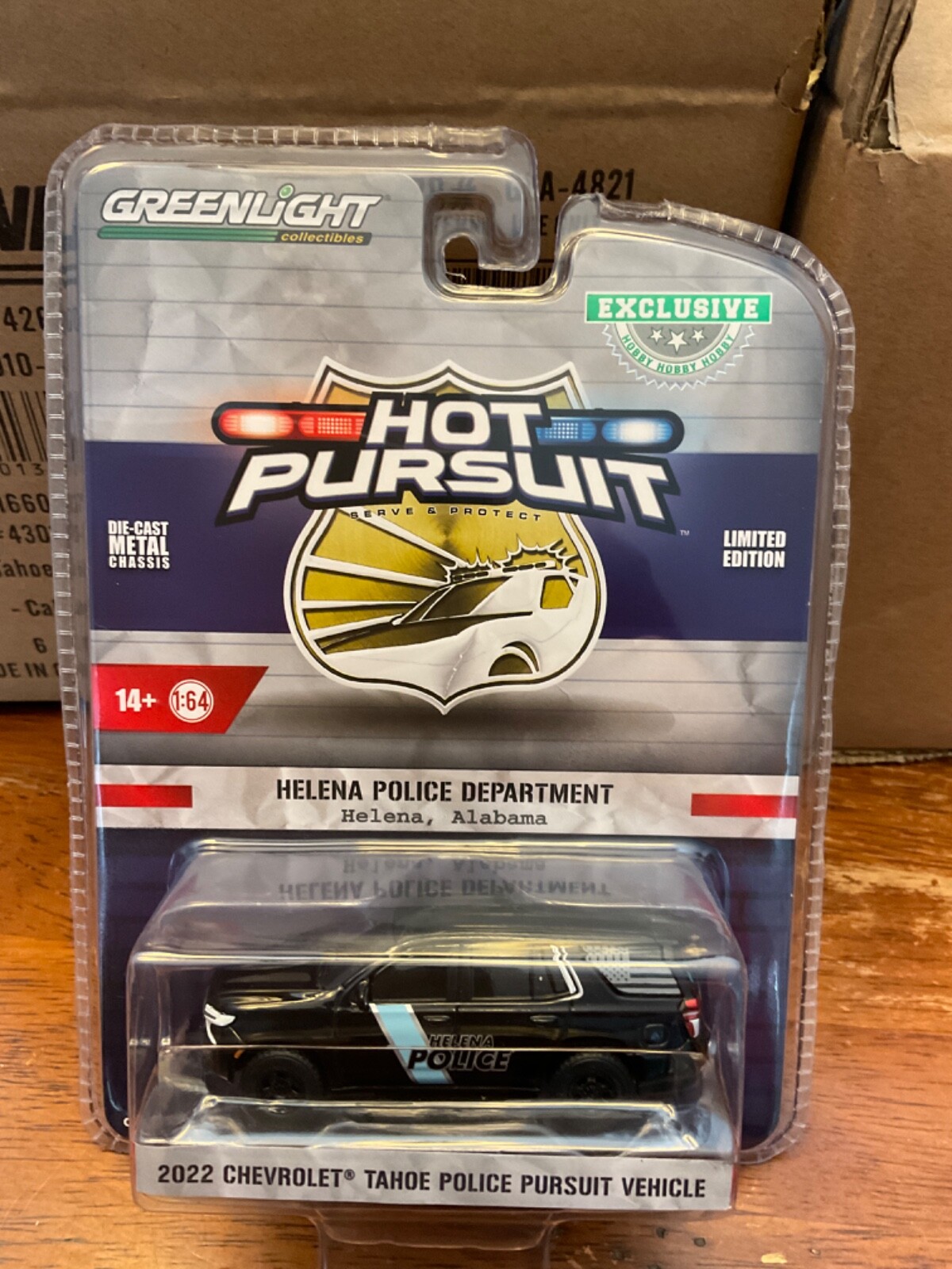 Greenlight Hot Pursuit 2022 Chevrolet Tahoe police pursuit Helena Alabama