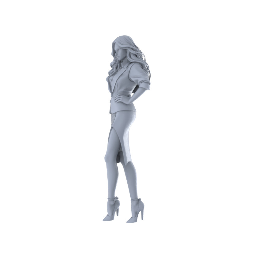 MRY-SFW 1/64/87 Modern Figure Professional Businesswoman Elite Miniature Diorama