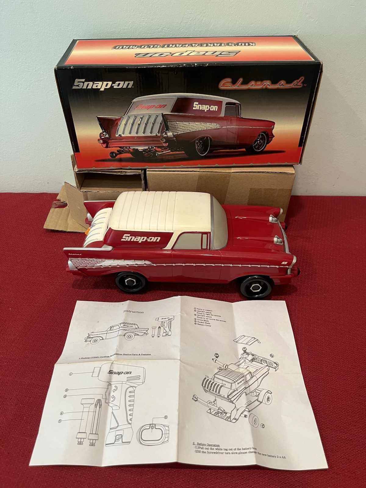 Snap-on Glo-Mad Take-A-Part Nomad Car Toy Boxed