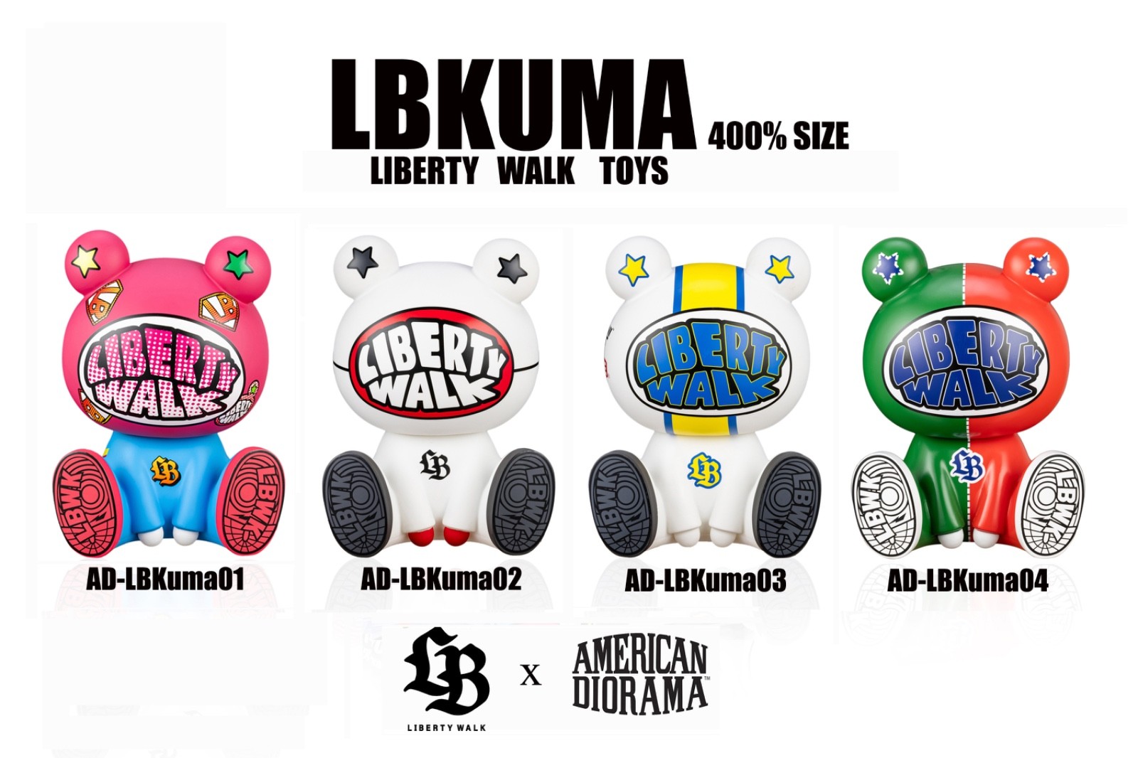 Liberty Walk x American Diorama 400% LB KUMA 11 inches Tall S15 Style-03 Limited