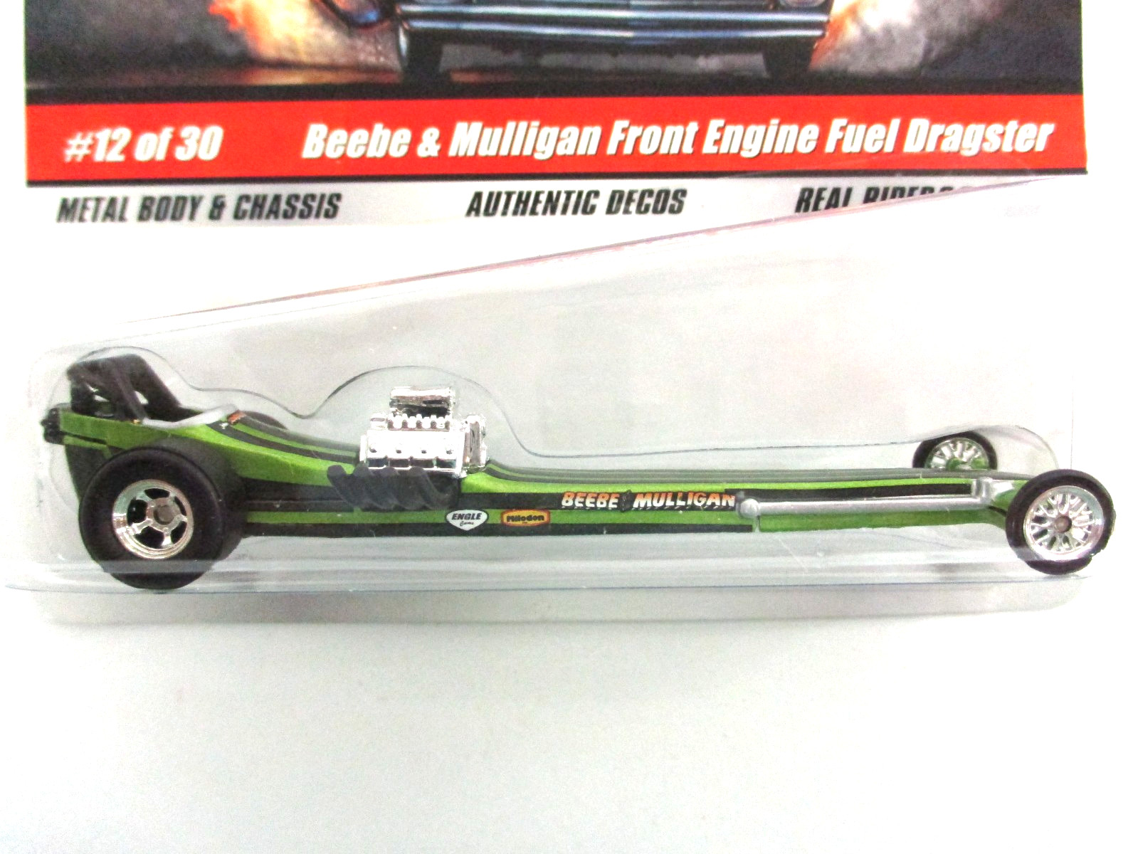 HOT WHEELS – DRAG STRIP DEMONS – BEEBE & MULLIGAN NHRA FRONT ENGINE DRAGSTER