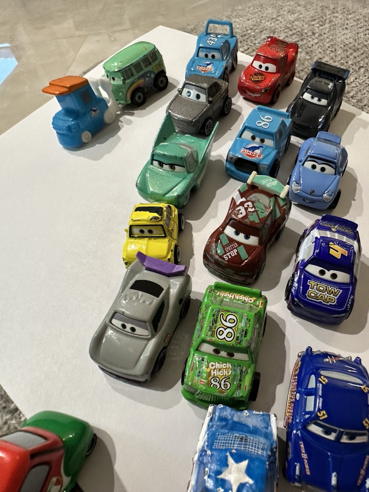 Lot of 18 Diecast Disney Pixar Cars Mini Racers