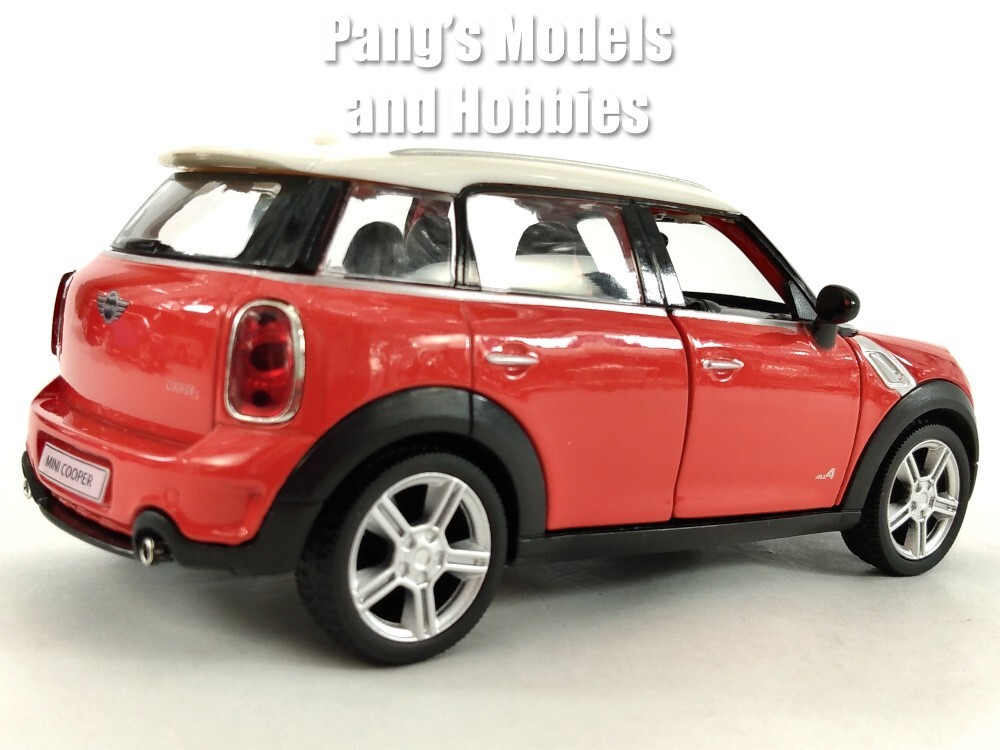 5 Inch Mini Cooper Countryman S 1/34 Scale Diecast Model by Unifortune – RED