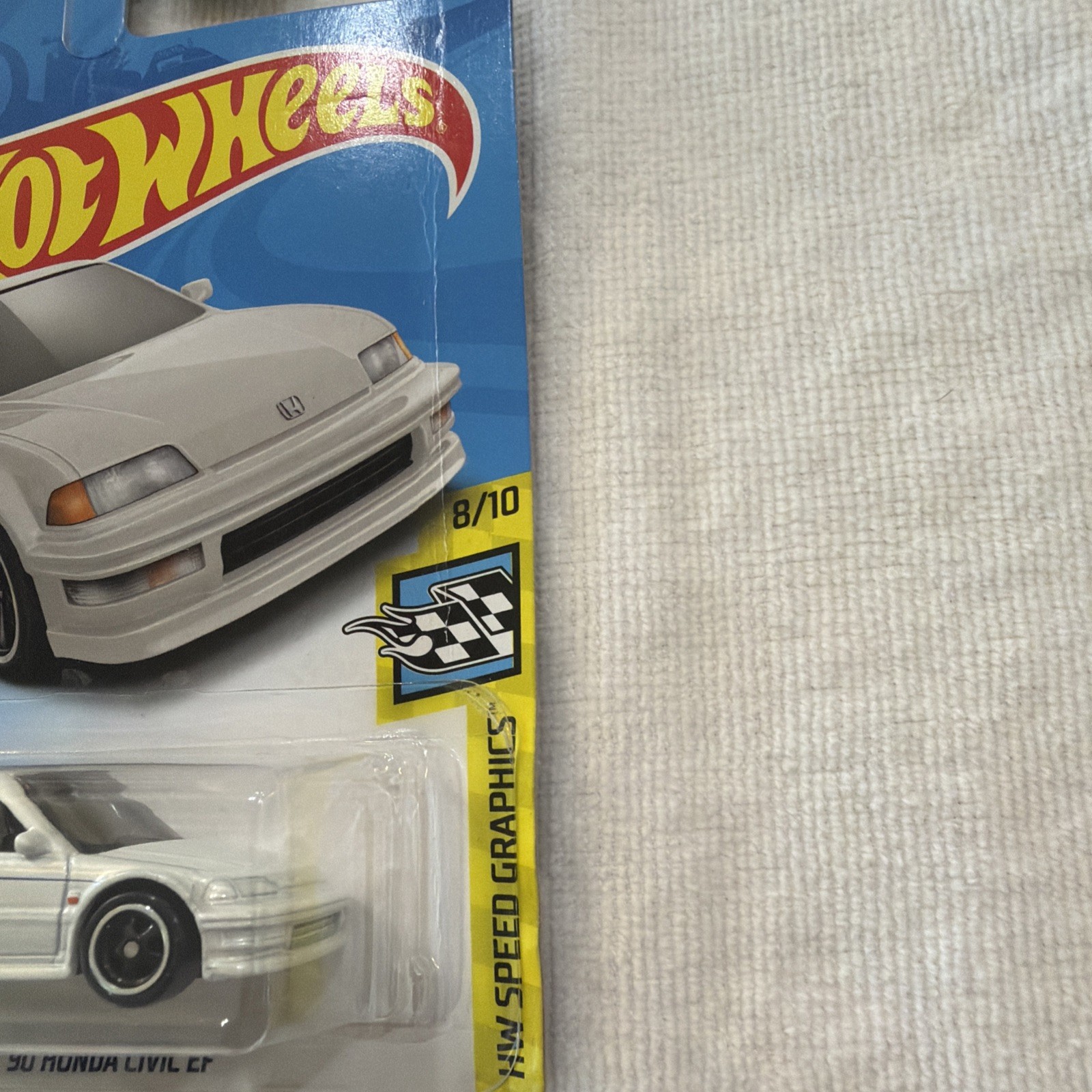 Hot Wheels Super Treasure Hunt STH ’90 Honda Civic EF White free non treasure