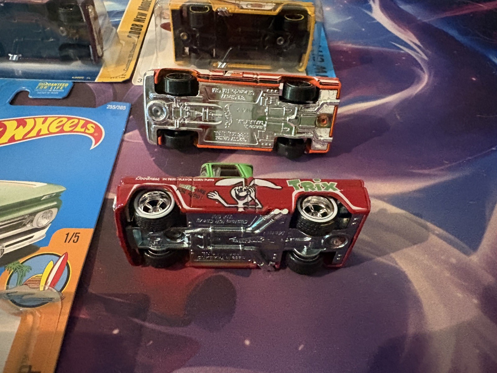 Hot Wheels Custom 62 Chevy pickup Loose and carded Lot of 7 trix/fram