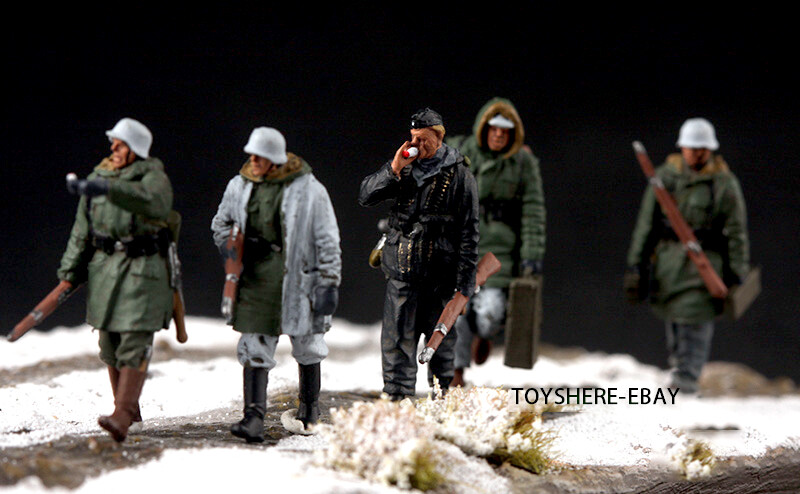1/72 TANK 1:72 WW2 Germany Russia USA Soldiers Winter military toy TotalWar Army