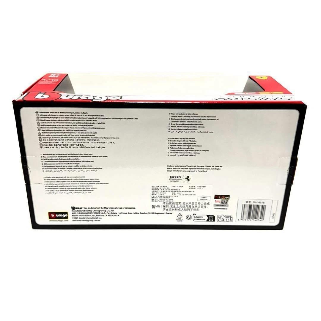 Ferrari SF-25 #44 Lewis Hamilton Formula 1 Race Car 2025 1/18 Diecast Burago