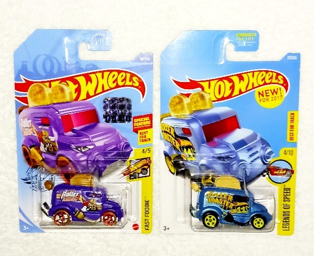 HOT WHEELS ROLLER TOASTER – LOT OF 2 NEW DIECAST TRUCKS