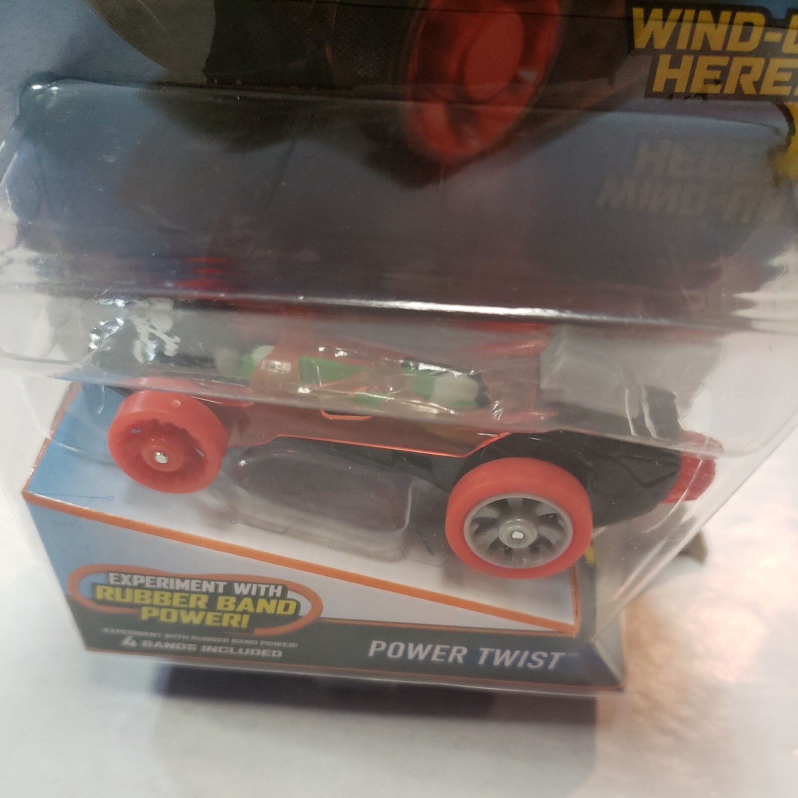 NEW – HOT WHEELS, SPEED WINDERS, POWER TWIST RUBBER BAND POWER 2016 WIND-UP