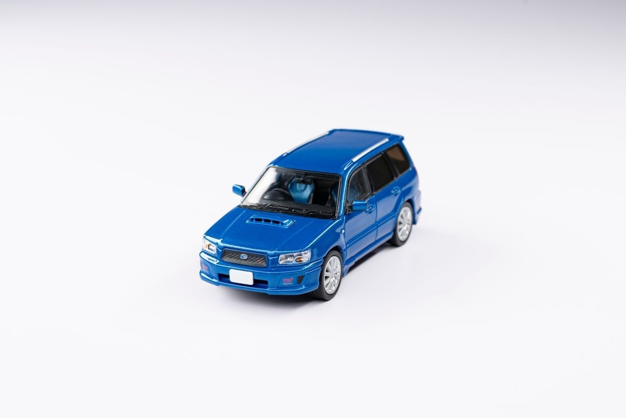 SUBARU FORESTER STI BLUE W/ ACCESSORIES 1/64 DIECAST CAR MODEL BY MODELMODEL MM