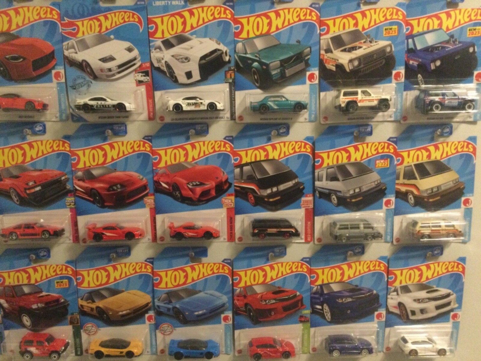HOT WHEELS JDM Random lot of 6 Nissan Subaru Mazda Honda Toyota Acura Mitsubishi