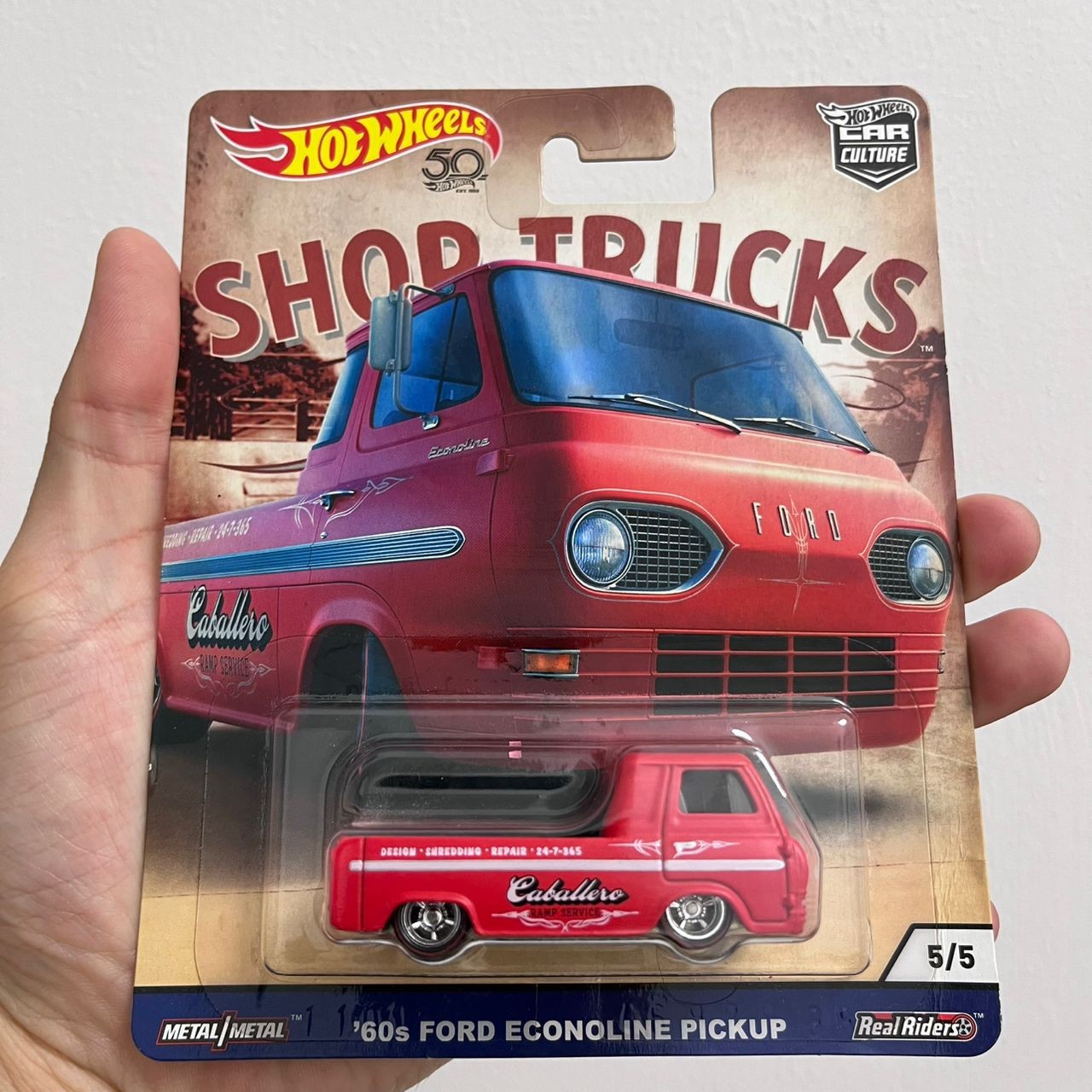 Hot Wheels 2018 Shop Trucks Set of 5 – ’62 Custom Chevy & ’83 Silverado Borja