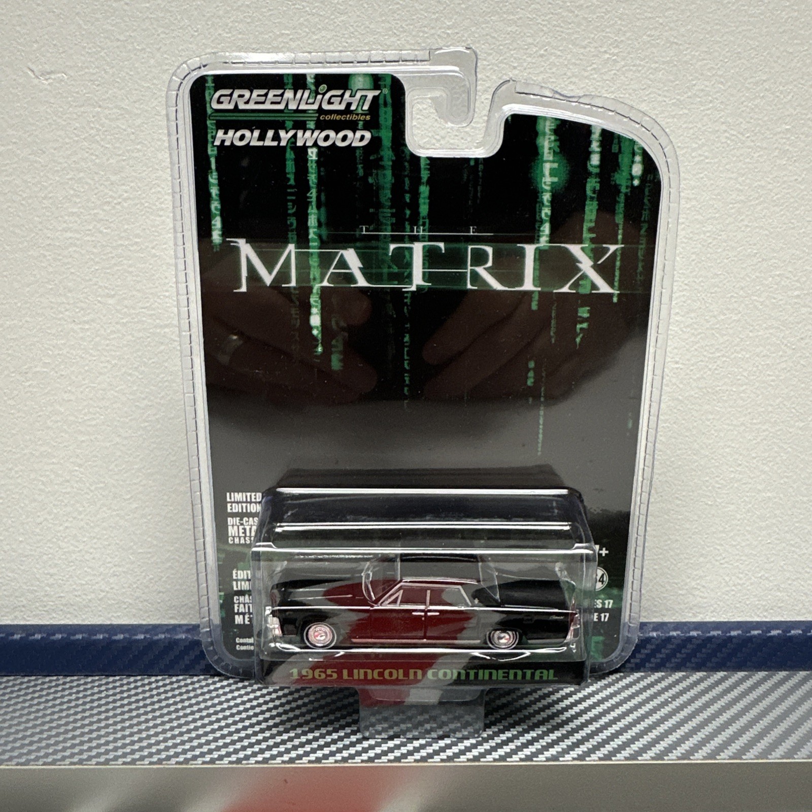 The Matrix 1965 Lincoln Continental Movie Car Greenlight 1/64 Neo Trinity FAST