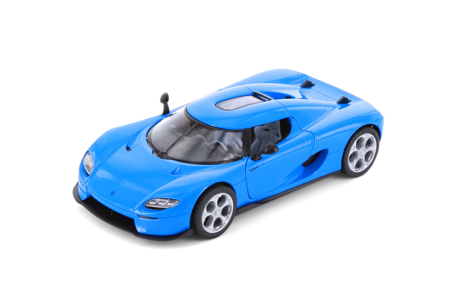 Koenigsegg CC850, Blue – Kinsmart 5485D – 1/34 Scale Diecast Model Toy Car