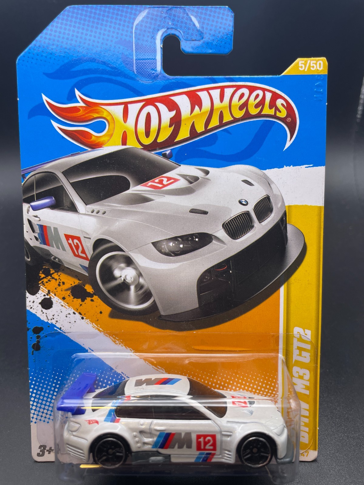 HOT WHEELS 2012 NEW MODELS BMW M3 GT2 WHITE – HOT WHEELS BMW M3 GT2 NEW MODELS