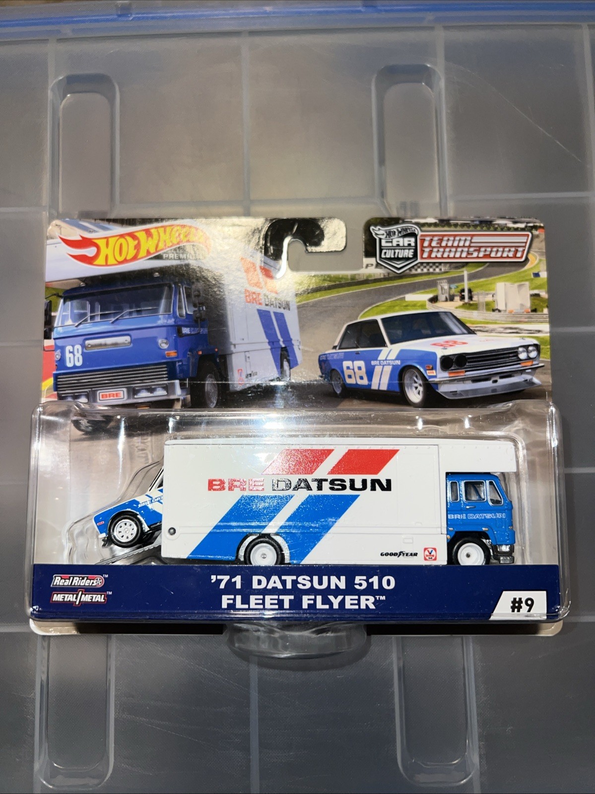 Hot Wheels Premium Car Culture Team Transport #9 ‘1971 Datsun 510 Fleet Flyer