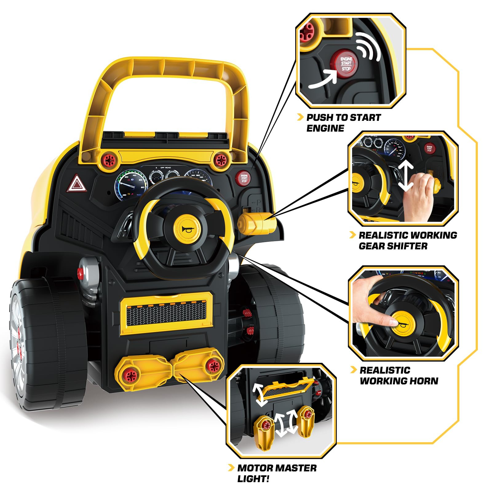 Toys Gifts for 3 4 5 6 7 8 Years Old Boys, Large Truck Engine, Mechanic Repai…