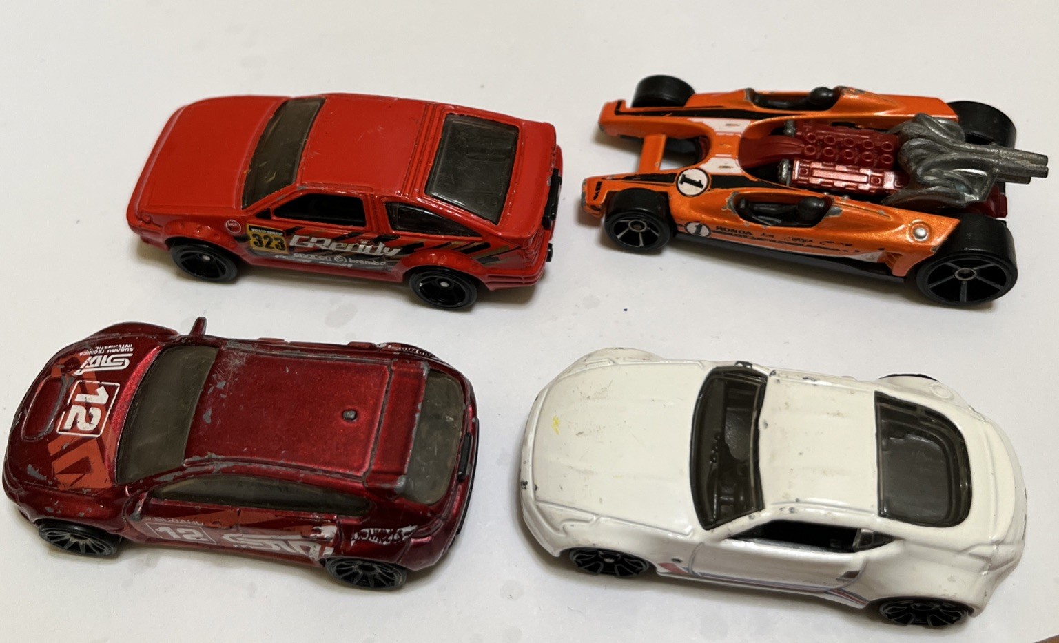 Hot Wheels Japanese Cars Lot Of 7 – Honda, Toyota, Subaru, Nissan, Corolla