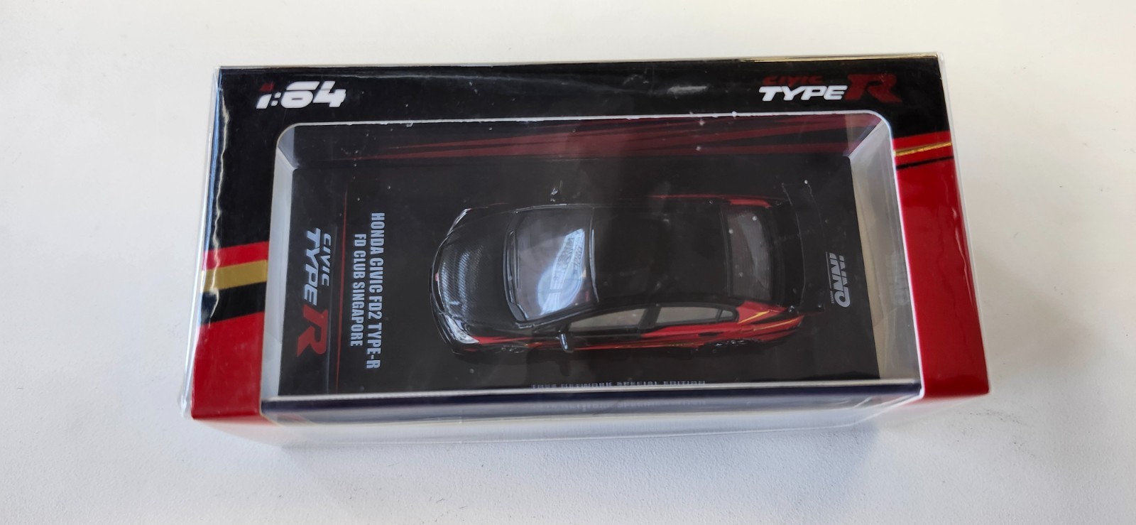 Civic Type R Inno 64 Honda Civic FD2 Type – R FD Club SG in Black w/Red