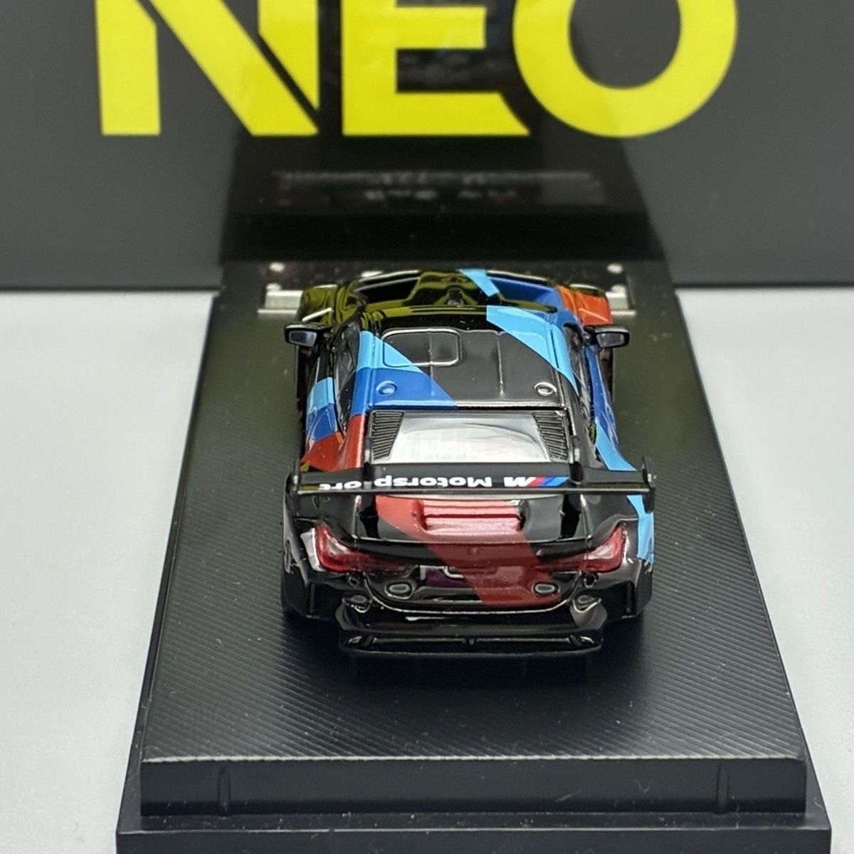 1/64 NEO BMW M4 GT3 Painted No.1 Diecast Model Car.